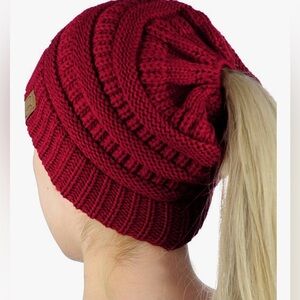 NWT. C.C BeanieTail Knit Hat